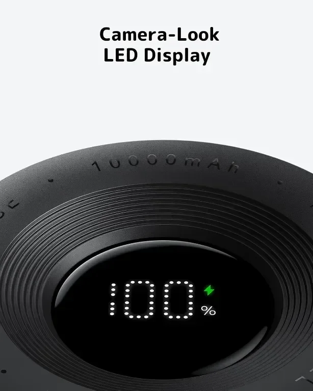 VRURC Mini Power Bank с кабел, 10000 mAh, 20 W бързо зареждане, синя — снимка 4