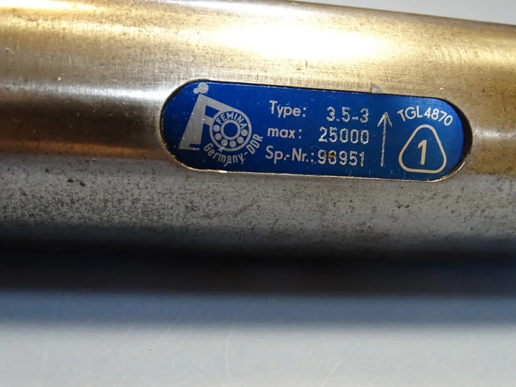 Шпиндел за шлайф Femina 3.5-3 ф50 L-200 TGLmin-1 — снимка 3