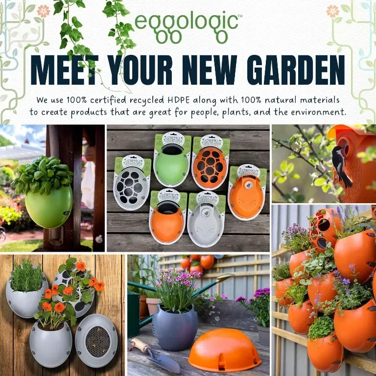 eggologic Trellis Pod - Вертикална градинска саксия за увивни растения — снимка 7
