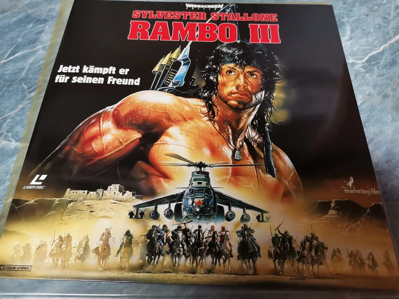 Rambo III' 1990 Dutch Edition Laser Disc