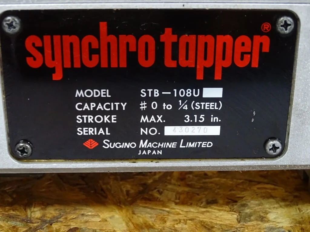 Агрегатна пробивна глава Synchro Tapper STB-108U 220V 60Hz 3Phase — снимка 2