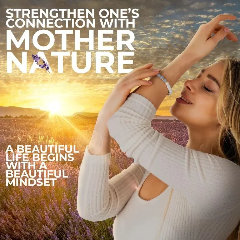 Shika Wellbeing Релаксиращ подарък за жени Lava Rock Healing Diffuser Гривна за тревожност — снимка 5