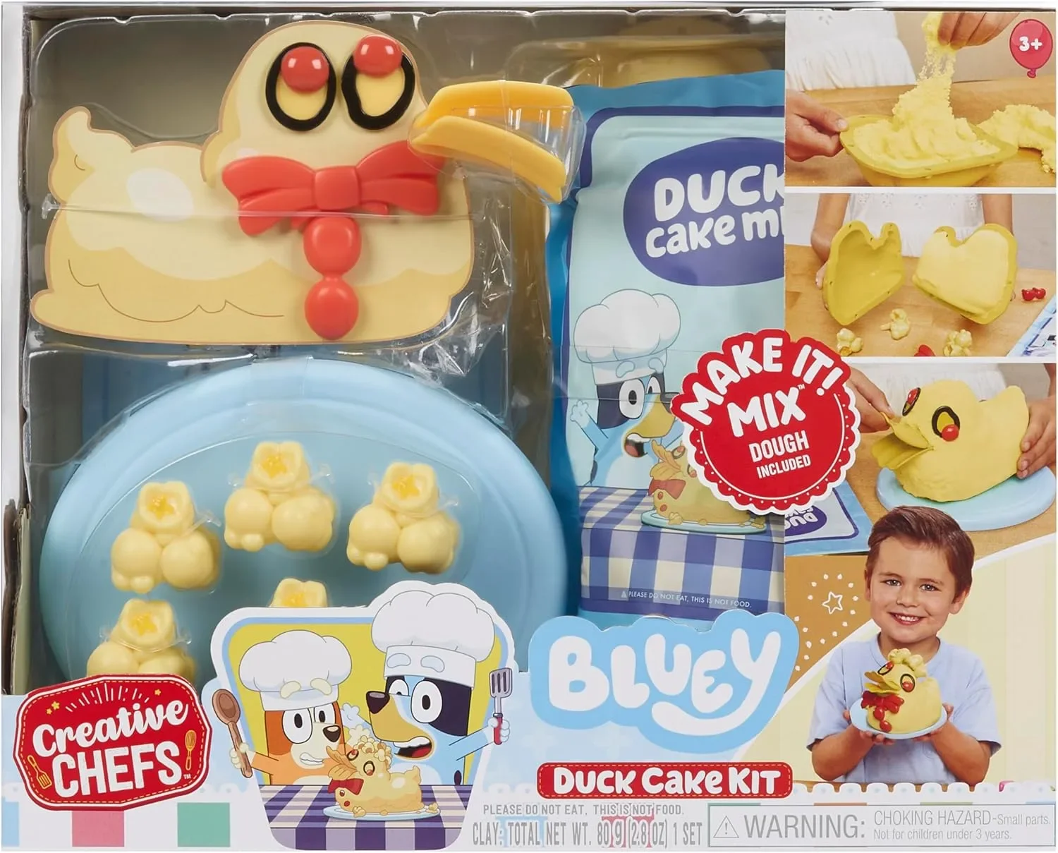 Детски комплект за приготвяне на сладкиши Duck Cake Mix – играчка за „гответе“ с 15 аксесоара — снимка 7