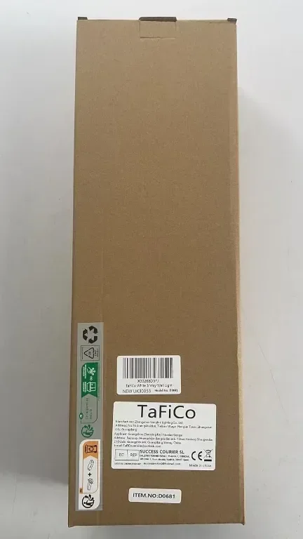 TaFiCo Бяла стенна лампа трипосочна с щепсел - GU10, до 7W, 350°, без крушки — снимка 7