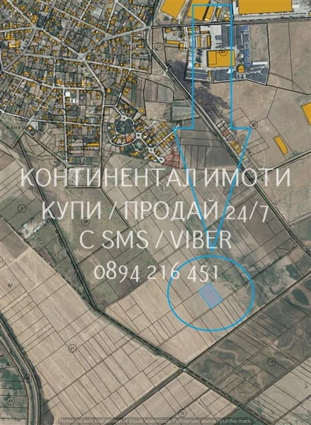 Код 63223. Поземлен имот 6 дка, в непосредствена близост до парцели с променен статут за производств — снимка 2