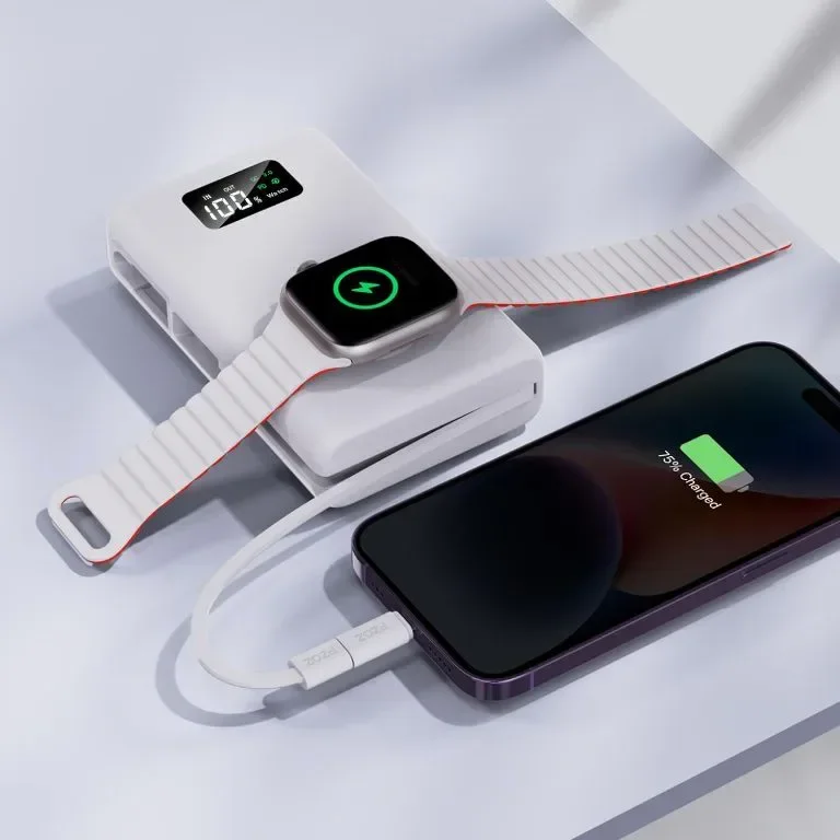 PZOZ 20000mAh Power Bank Бързо зареждане, Led Display 22.5W PD USB-C/USB-A — снимка 3