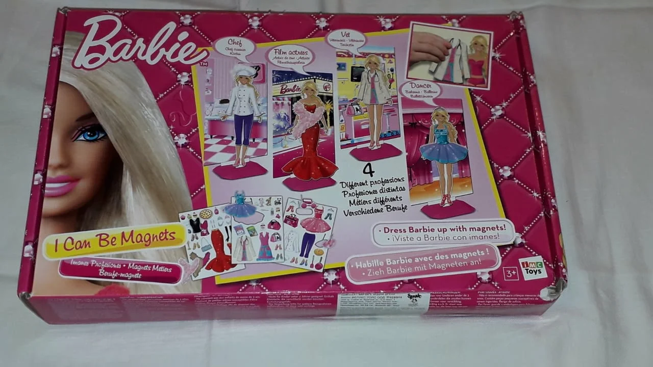 Barbie dress up with magnets