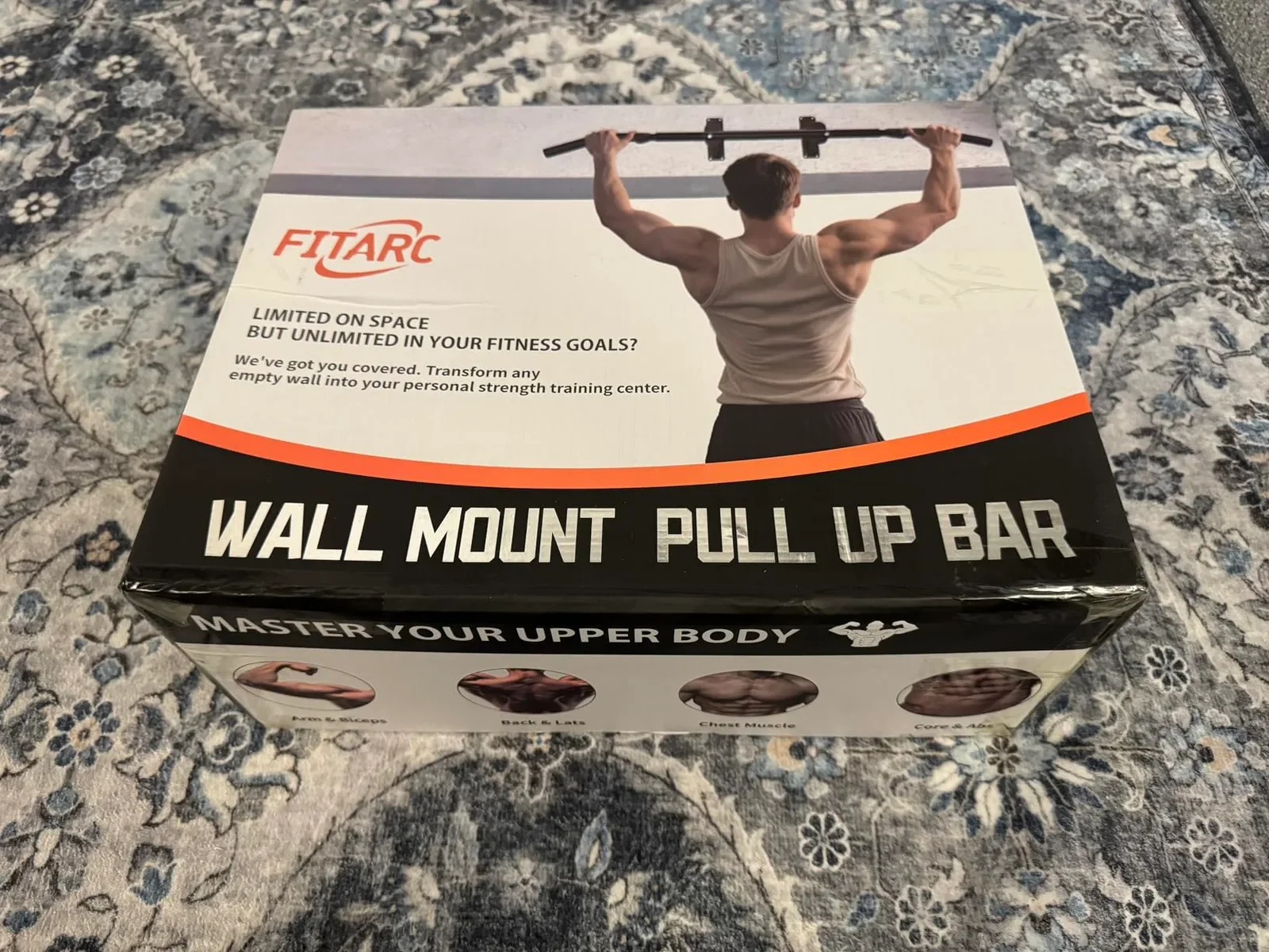 Щанга за набирания (pull-up bar) FITARC за стенен монтаж, до 200 кг — снимка 7