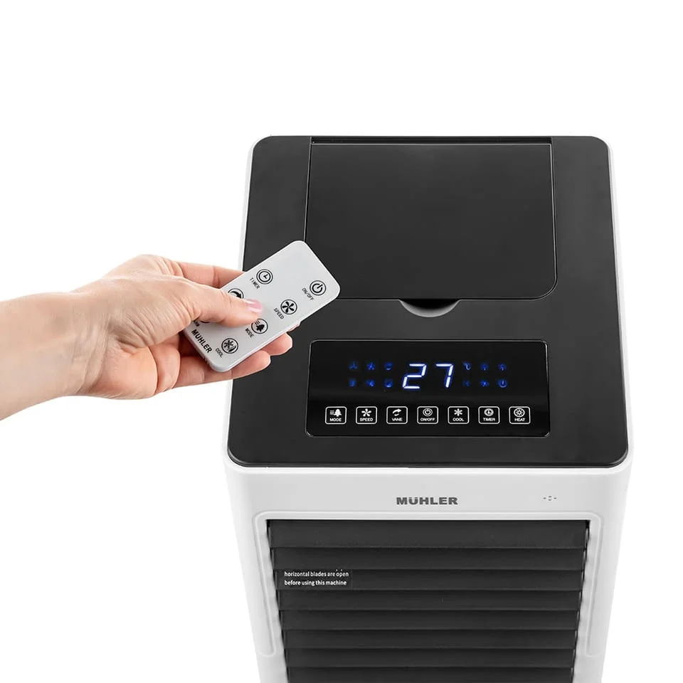 Мобилен охладител и отоплител Muhler MC-6066H, 2000W, LED — снимка 4