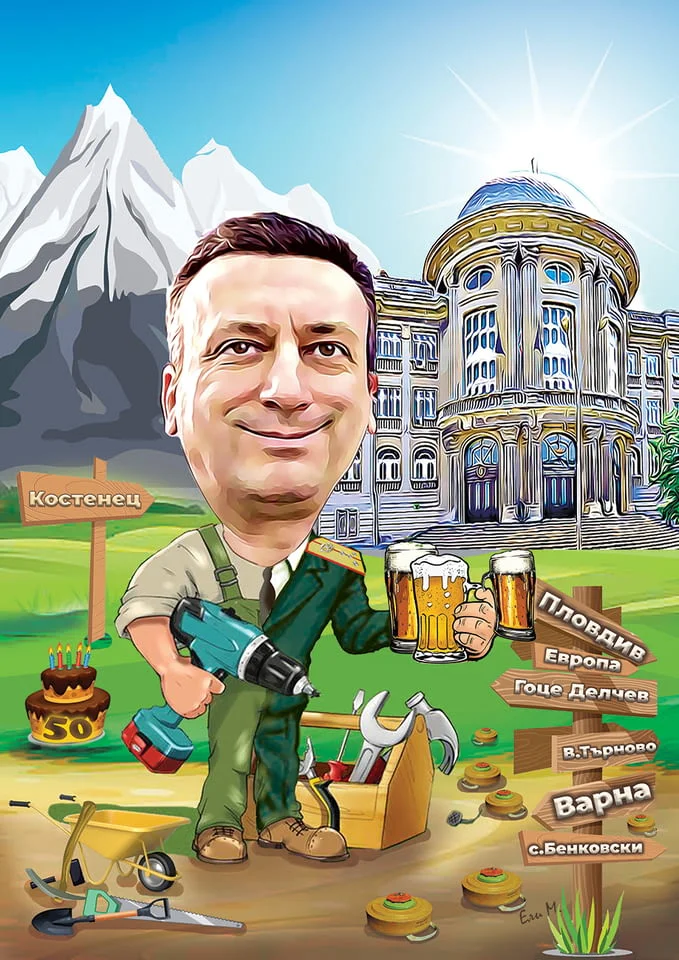 Карикатура / шарж — снимка 9