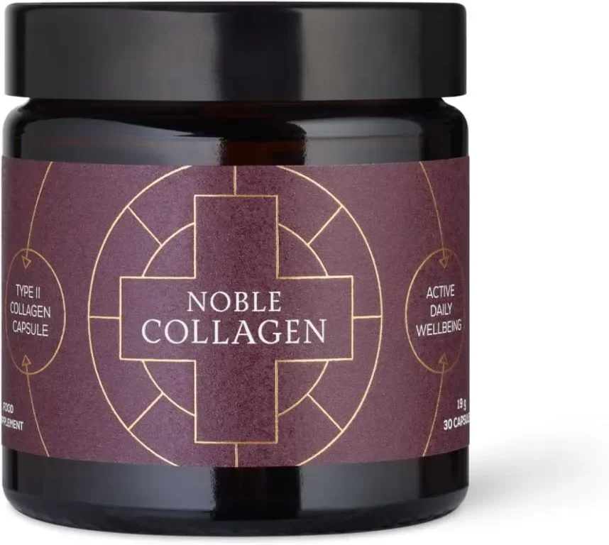Ancient + Brave Noble Collagen - Колаген тип 2 с витамин С за здрави стави и кости, 30 капсули