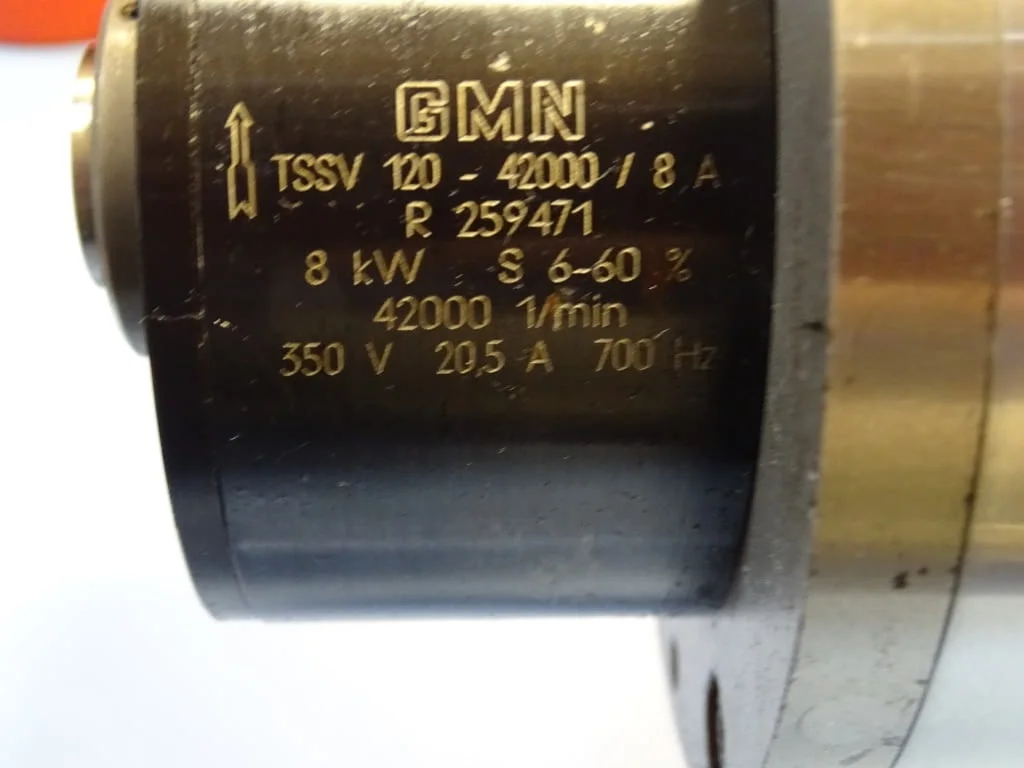 Мотор шпиндел GMN TSSV /8A grinding electric spindle — снимка 6