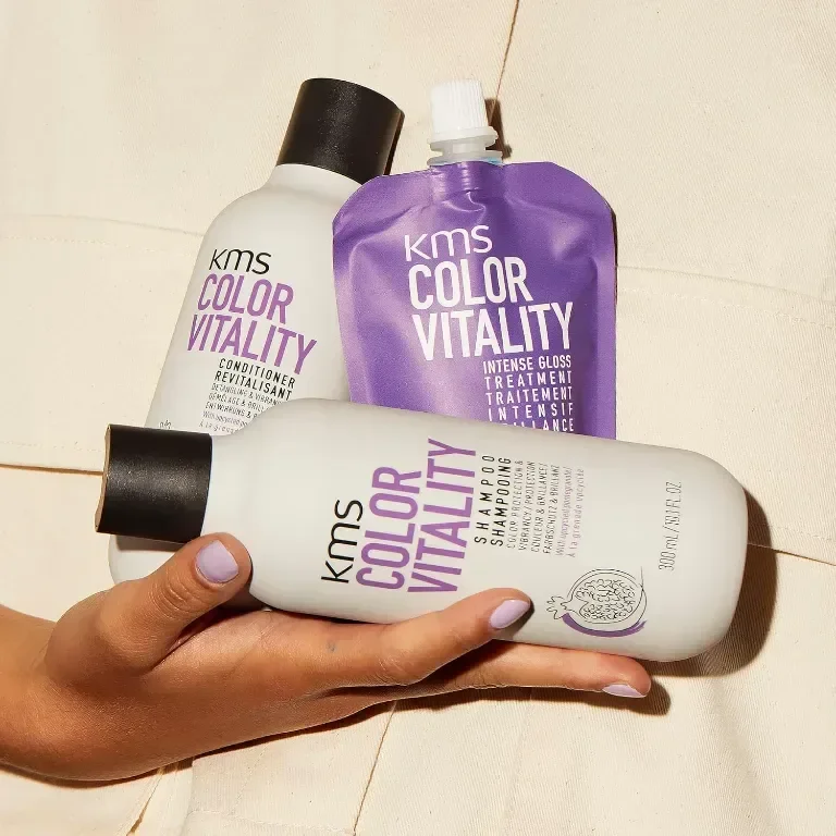 KMS ColorVitality балсам за боядисана коса, 750 мл, защита на цвета, блясък, хидратация — снимка 7