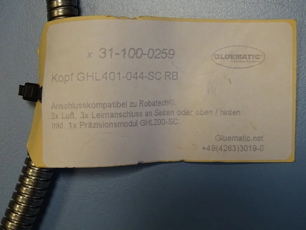 Активна глава Gluematic/Nordson Auftragskopf GHL 401-044-SCRB/SN5546 24VDC — снимка 4
