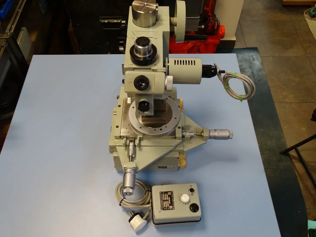 Микроскоп инструментален Carl Zeiss Jena BK 70x50 DDR Messmicroskop — снимка 2