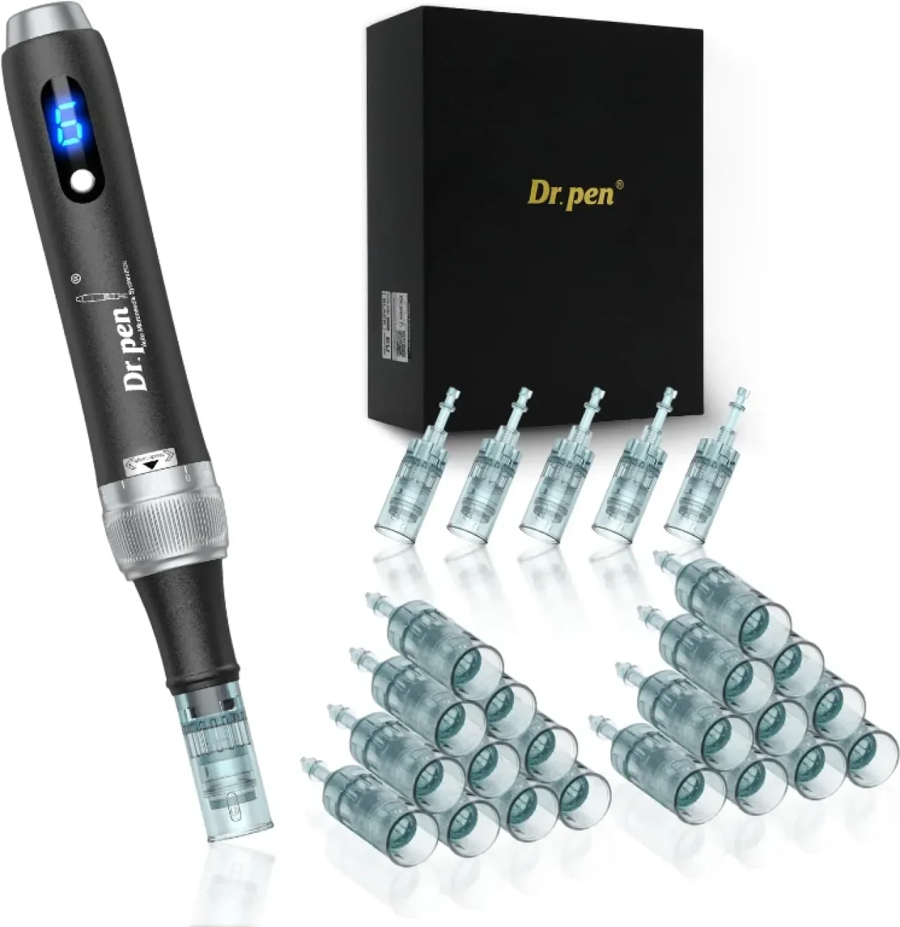 Професионална писалка за микронидлинг Dr. Pen M7S с 25 резервни патрона