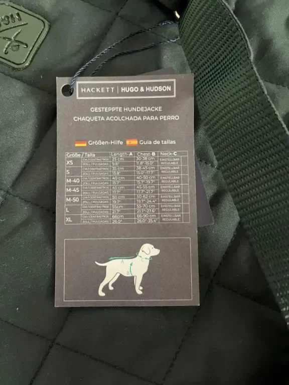 HUGO & HUDSON x HACKETT Капитонирано яке за кучета, зимно палто с кадифена яка, горско зелено M 40 — снимка 10