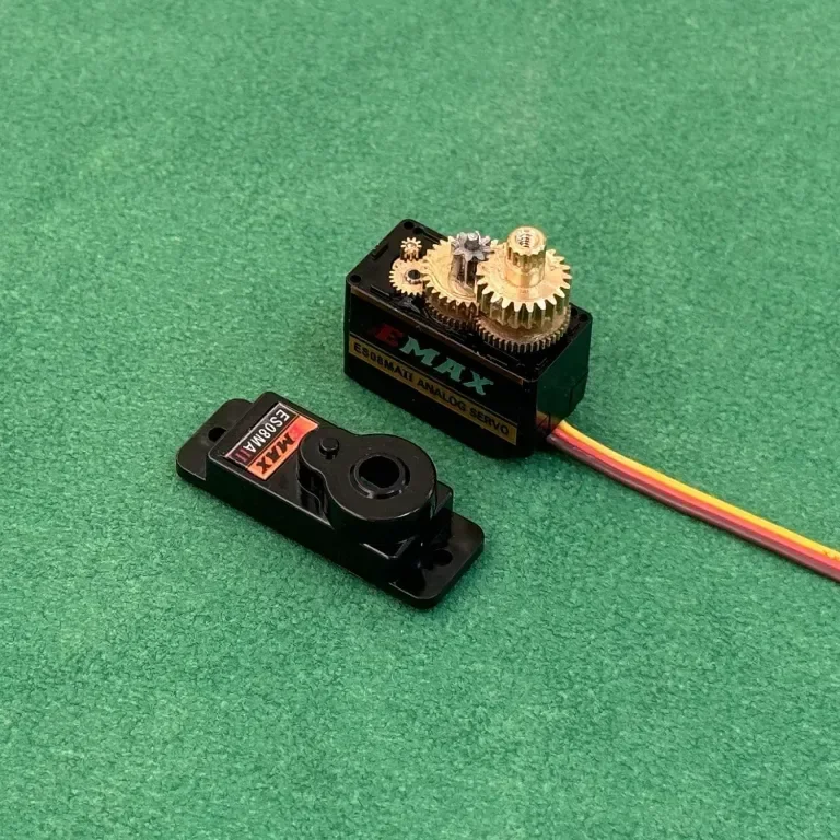 HAWK'S WORK Micro Servo 9g,комплект мотор с метална предавка за ръка на робот,(Emax ES08MA II),2 бр — снимка 5