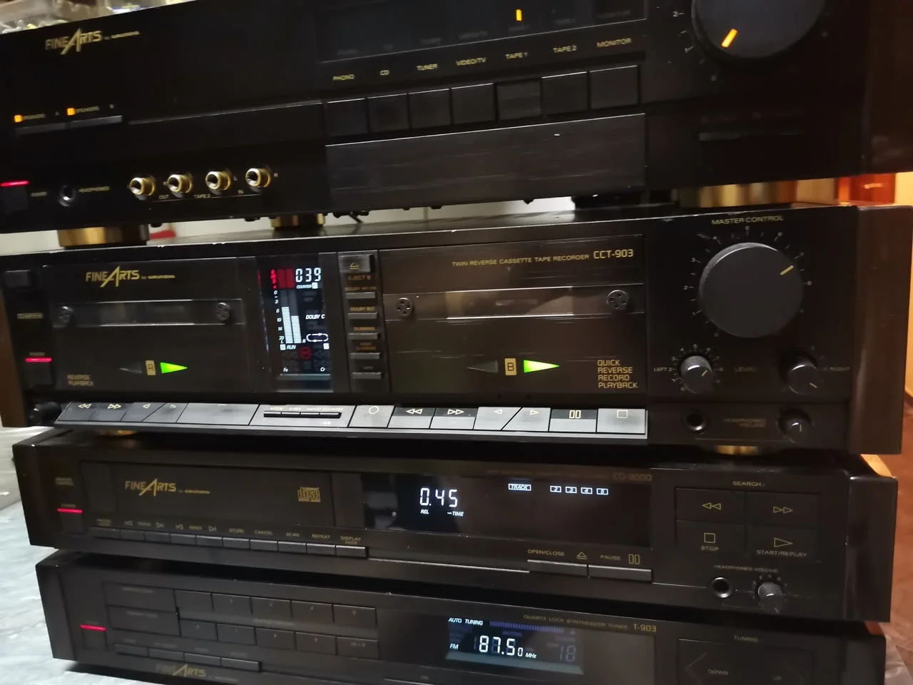 Grundig Fine Arts A-903, T-903, CD-9000, CCT-903 — снимка 3