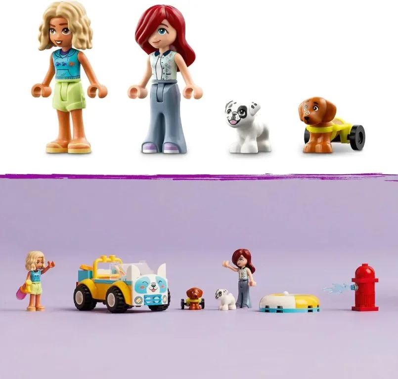 LEGO Строителна игра с мини кукли Пейсли и Нова, животни и природа за деца 4+ г., 42635 — снимка 6
