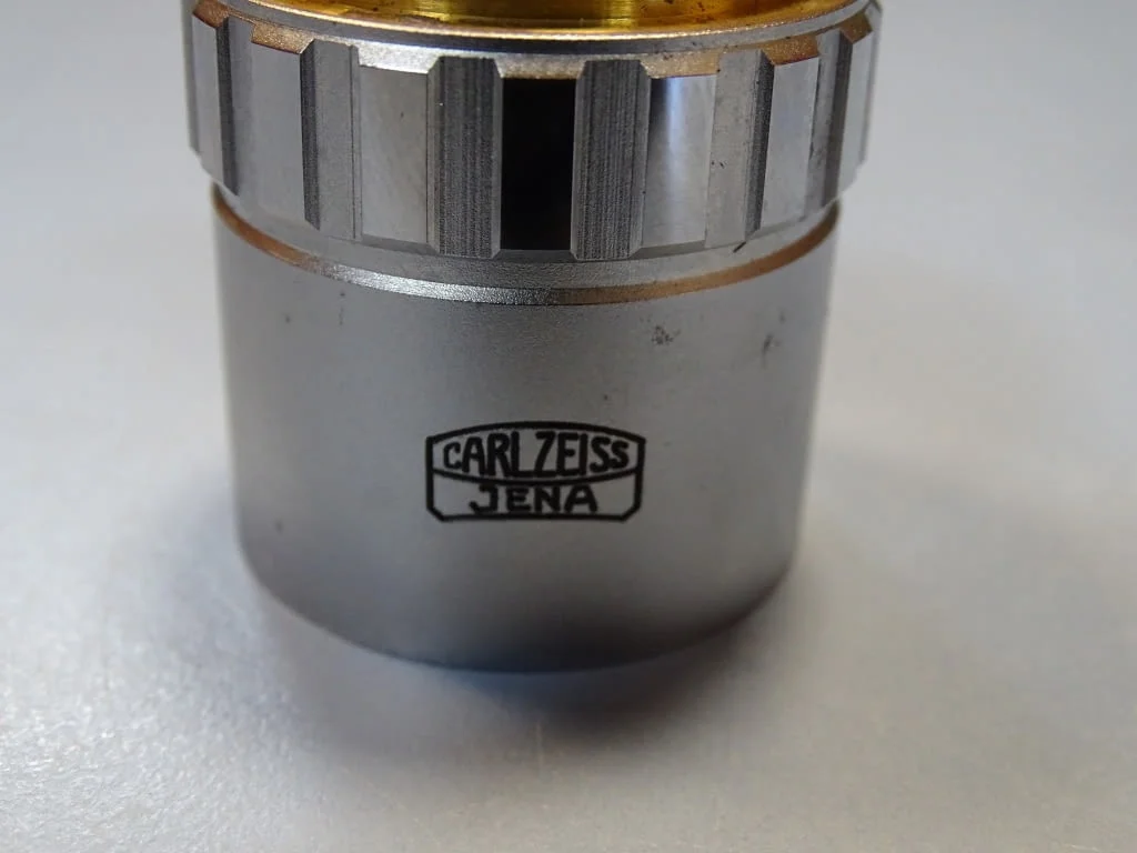 Обектив за микроскоп Carl Zeiss Jena Planachromat-HD 10x/0.20 microscope obiective — снимка 6
