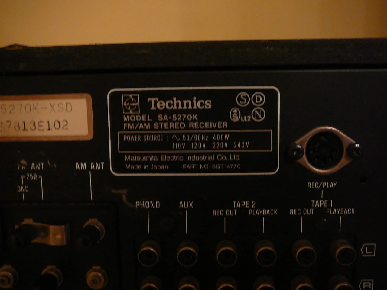 Technics sa-5270k — снимка 10