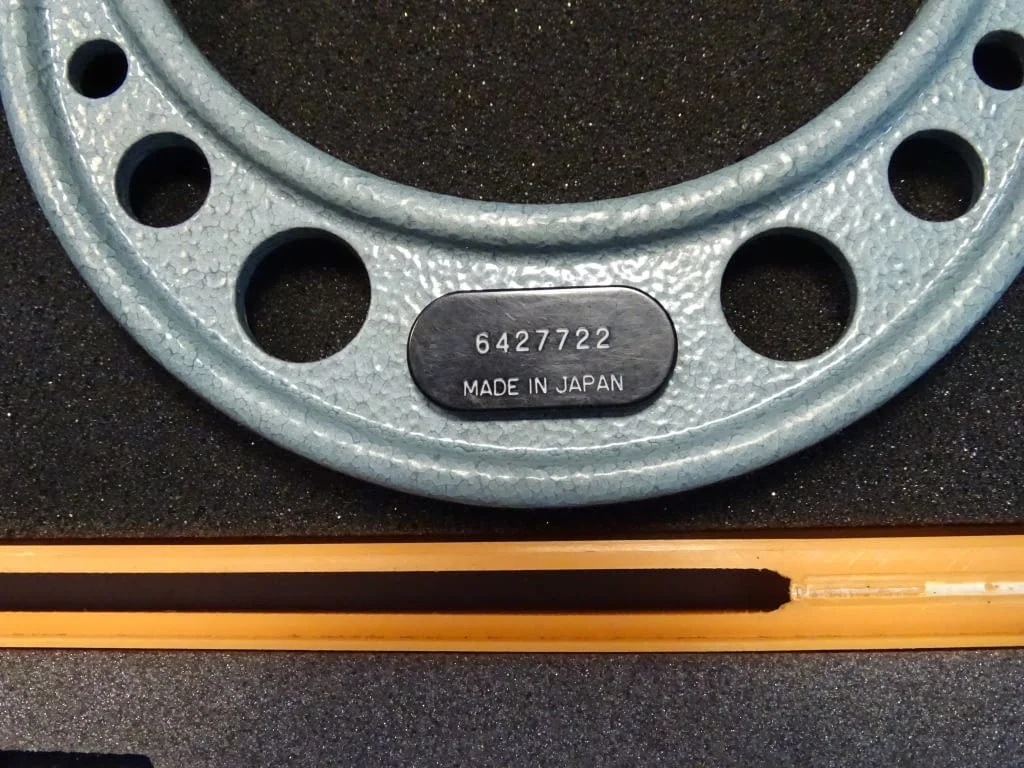 Дисков микрометър Mitutoyo 123-103 (GMA-75) 50-75mm disk micrometer — снимка 4