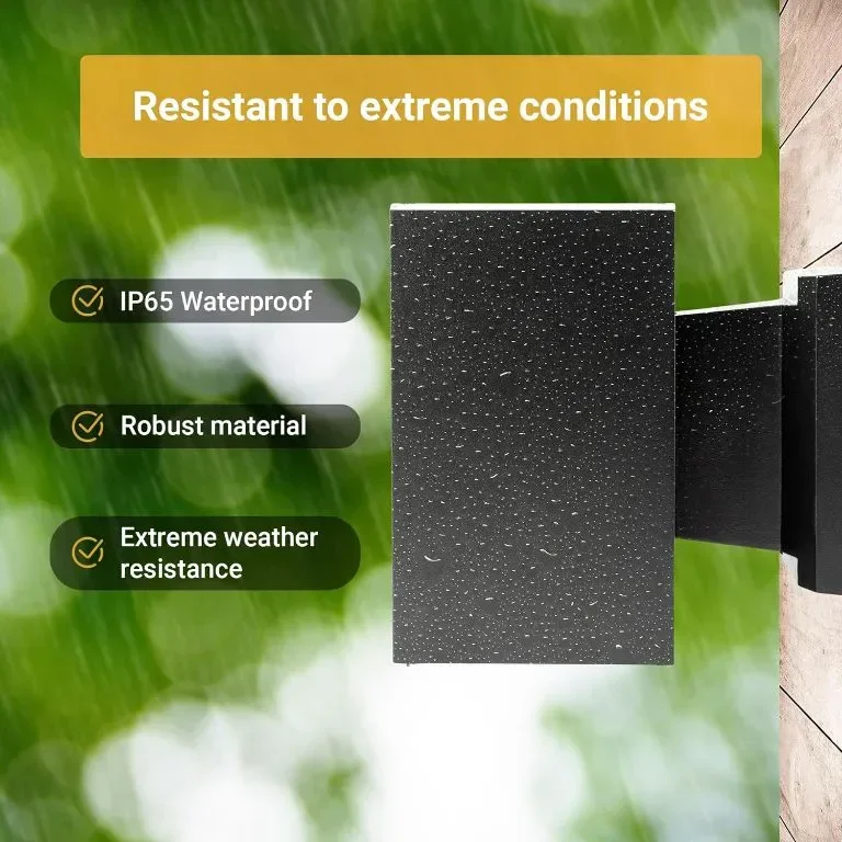 Proxinova Outdoor XL соларна LED стенна лампа, двойна светлина с 8 светодиода, сензор за здрач, 2 бр — снимка 5