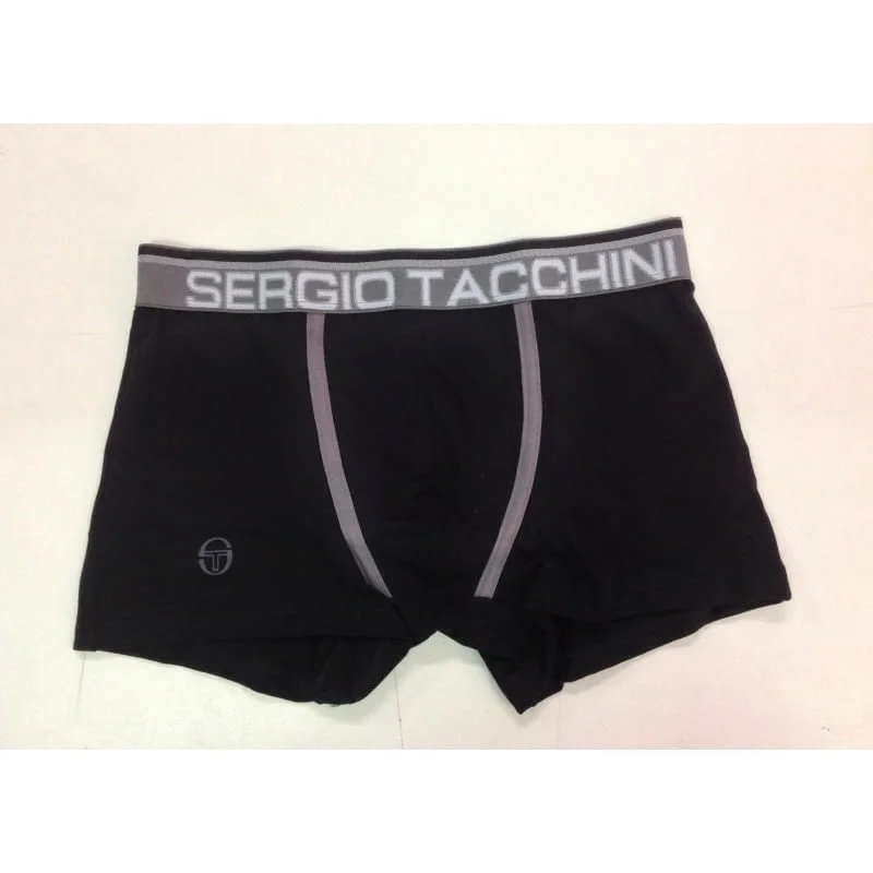 Sergio Tacchini M, L, XL, XXL черни, сиви, сини памучни мъжки боксерки мъжко бельо — снимка 3