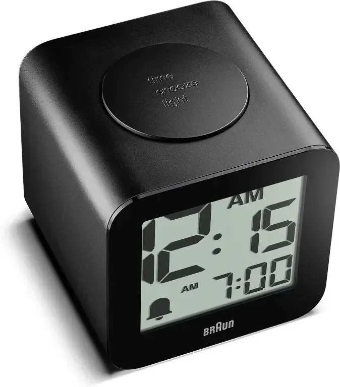 Цифров говорещ будилник Braun с дрямка, позитивен LCD дисплей, BC25BP — снимка 3