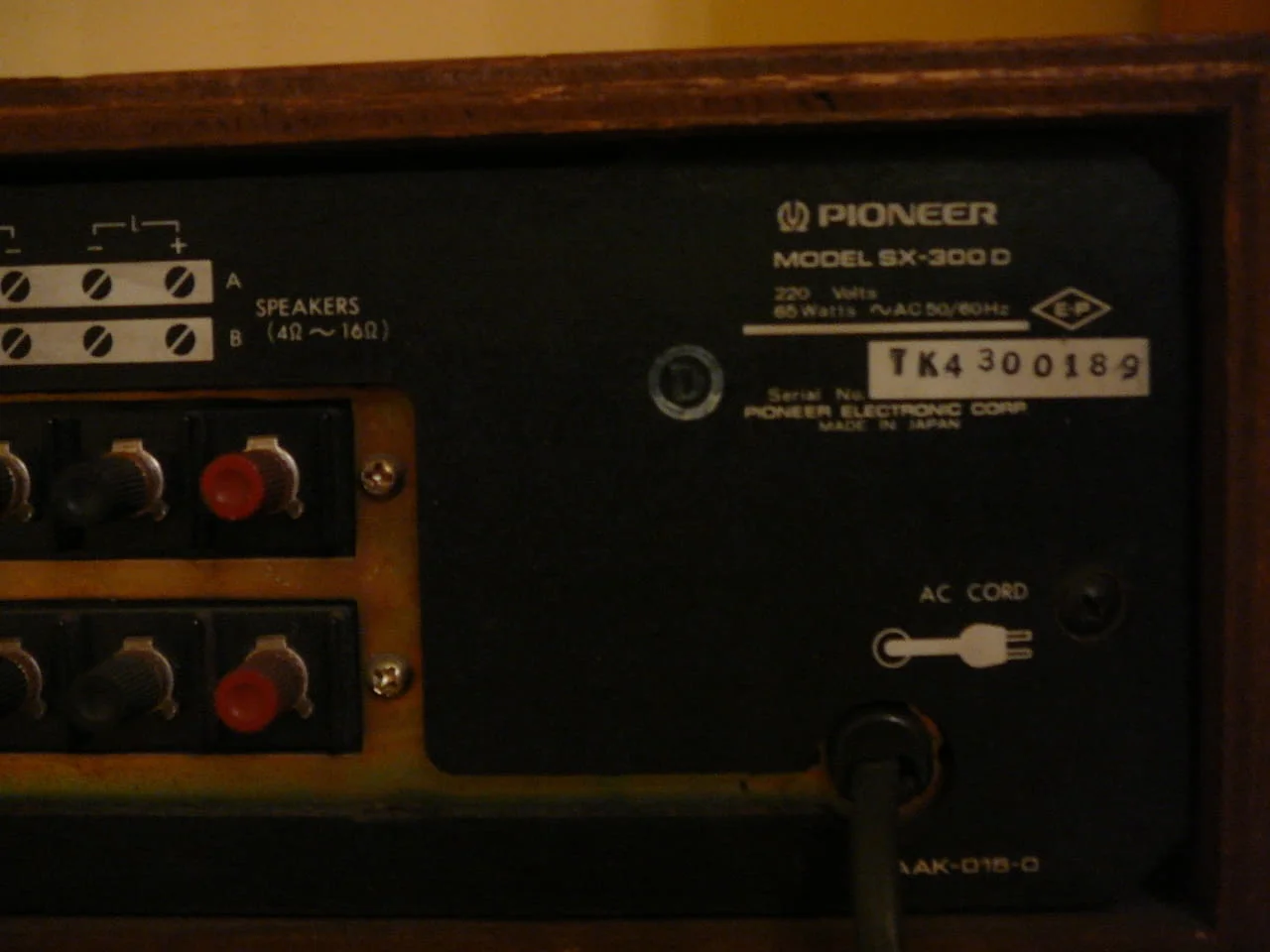 Pioneer sx-300 d — снимка 3