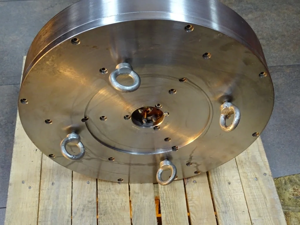 Магнитна маса кръгла Elektro-Magnet C 500 electromagnetic table VEB TGL10272 — снимка 3