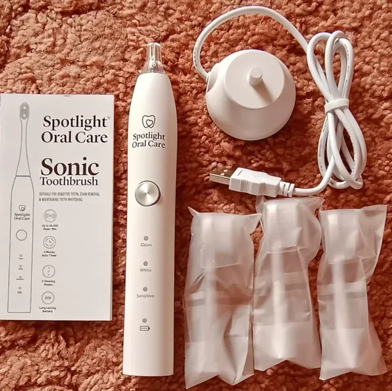 Spotlight Oral Care - Електрическа четка за зъби White Sonic - Възрастни и деца 7+ — снимка 6