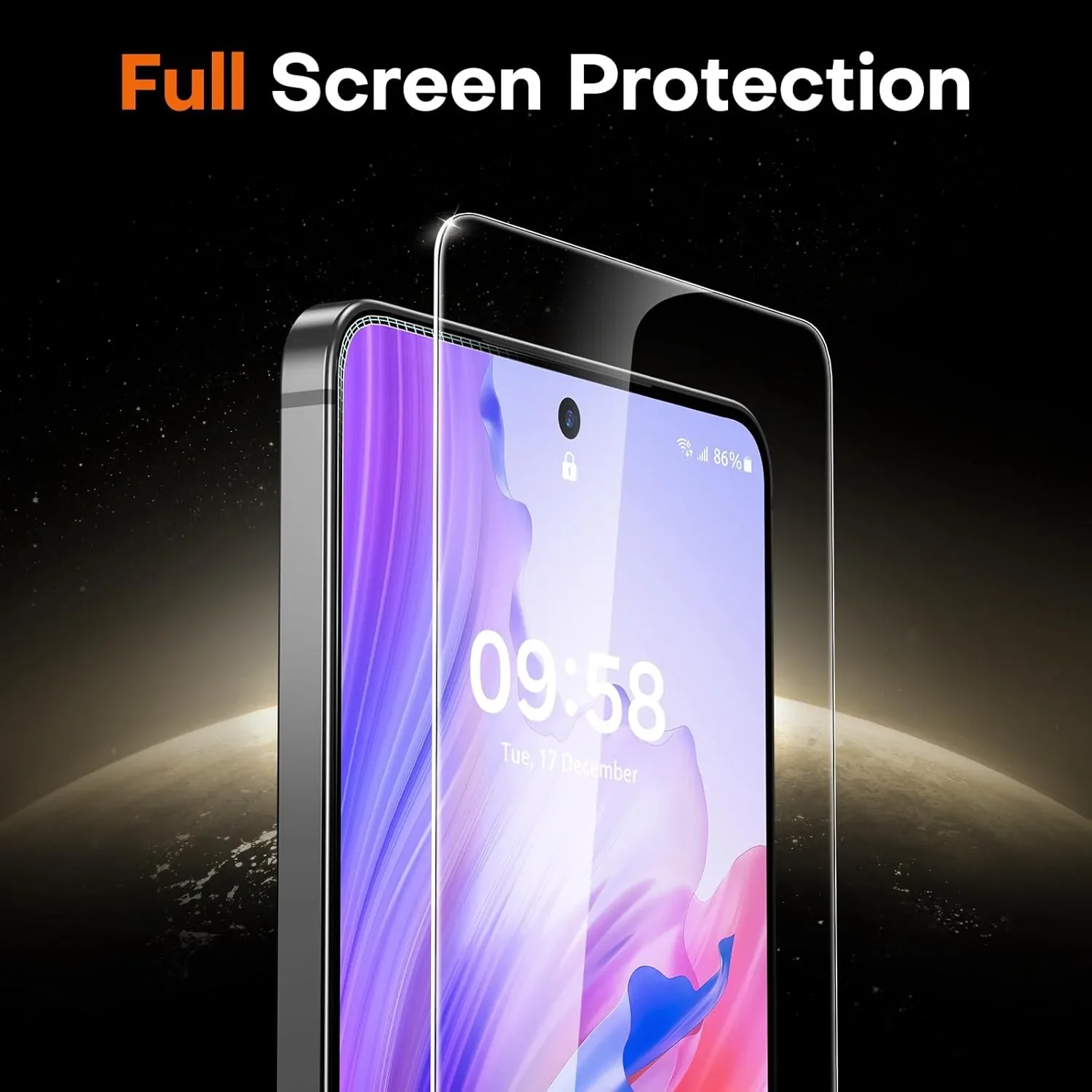 TOCOL 2 бр. протектор за екран за Samsung Galaxy S26 Plus 6.7 инча, незабавен монтаж, 9H+ — снимка 6