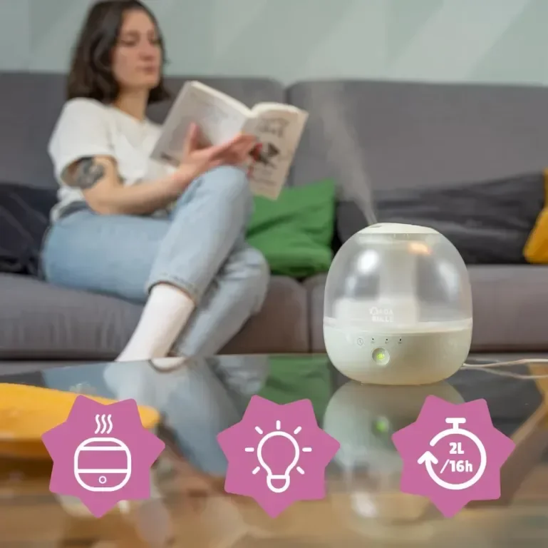 Badabulle Bubble овлажнител-нощна лампа — снимка 2