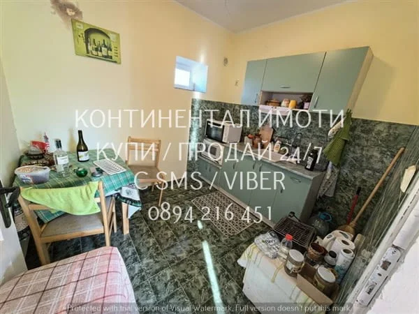Код 63194. Едноетажна тухлена къща 50м2 с огромен двор(1600м2./1370м2.по скица) и плодороден, с разл — снимка 6