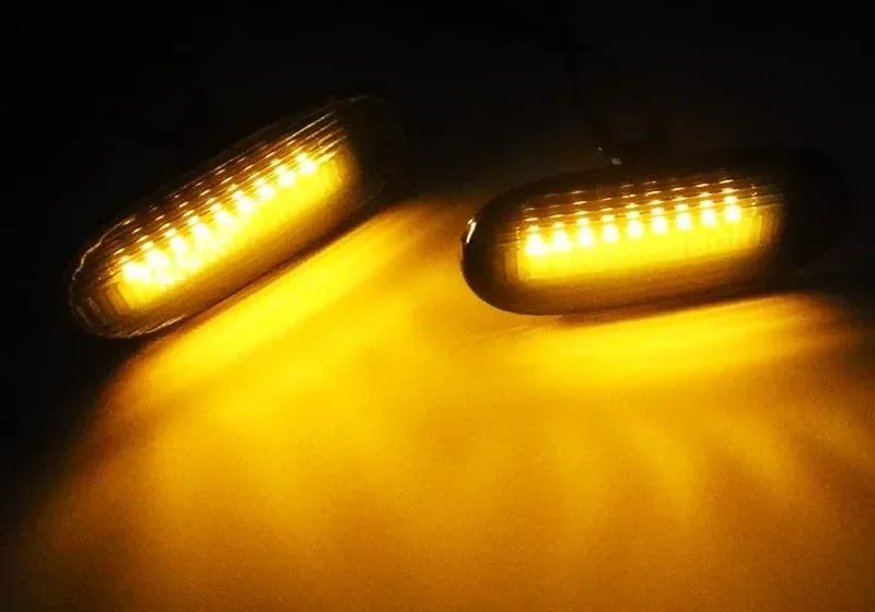 RZG 6x Странични габаритни LED светлини с черни опушени лещи, за MB Sprinter — снимка 2