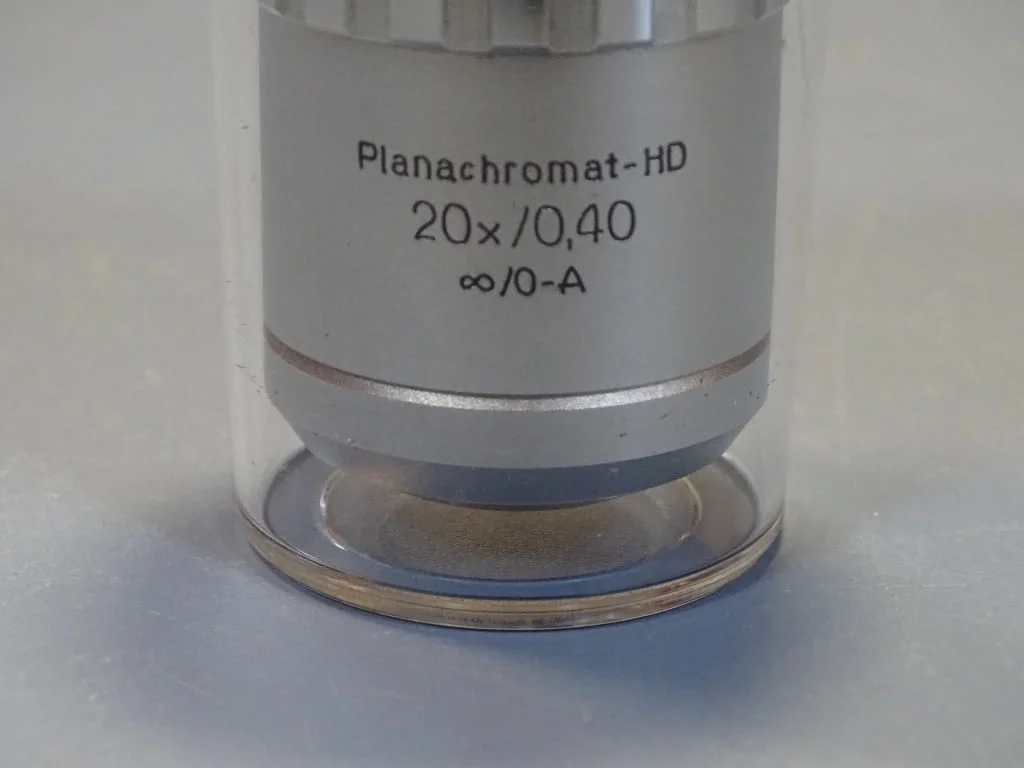 Обектив за микроскоп Carl Zeiss Jena Planachromat-HD 20x/0.40 microscope obiective — снимка 2