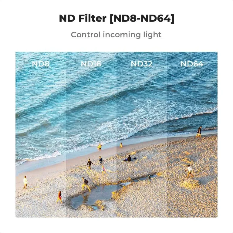 K&F Concept ND8, ND16, ND32, ND64 филтри, съвместими с DJI Avata 2, водоустойчиви,неутрална плътност — снимка 3
