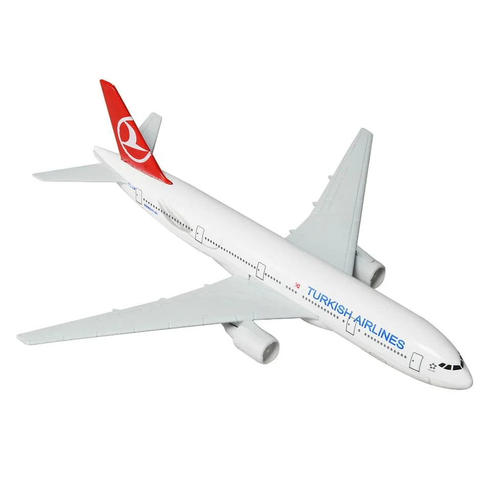 Boeing 777 самолет модел макет Turkish Airlines Истанбул Кушадасъ Анкара Балканите Босфора полет люк — снимка 5