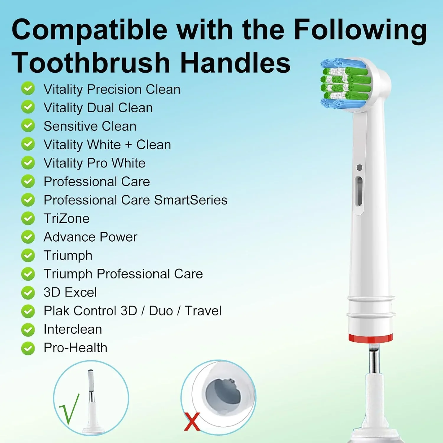 Резервни глави за електрическа четка за зъби Oral-B Braun (съвместими) – B31, 16 броя — снимка 4
