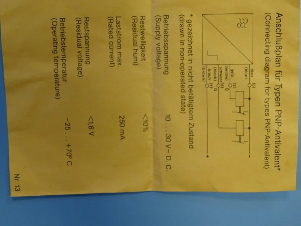 Индуктивен датчик EUCHNER EGT 12X02UP024 precision proximity switch 10-30VDC — снимка 4