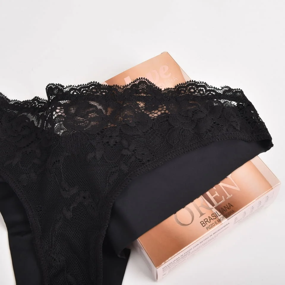 Love and bra S, M, L, XL черни, прасковени италиански дантелени бразилиани безшевна полупрашка С, М, — снимка 5