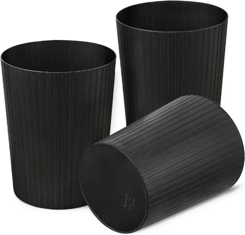 Cetomo 7.2L*3 Пластмасов кош за отпадъчна хартия, кош за боклук, малки кошчета, кош за спалня,3 броя