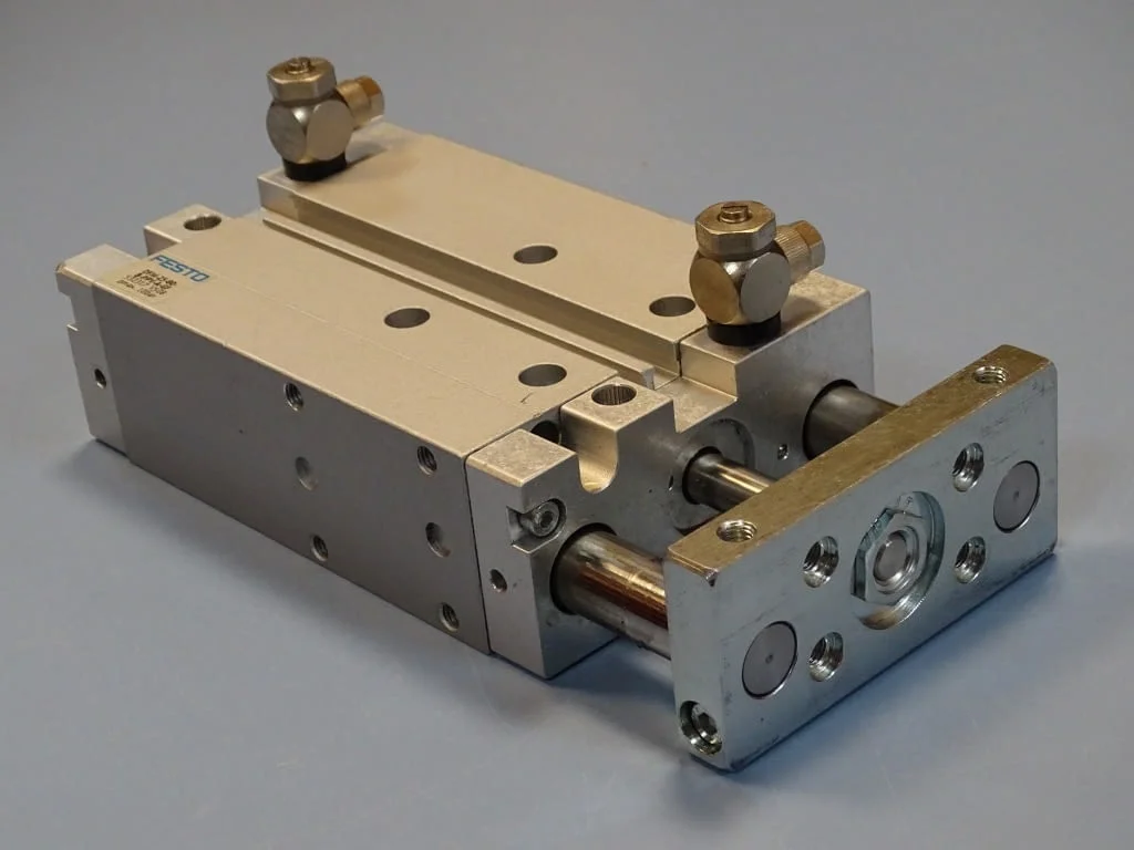 Пневматичен блок Festo DFM-25-80-B-PPV-A-GF Guided drive/Linear guide — снимка 6