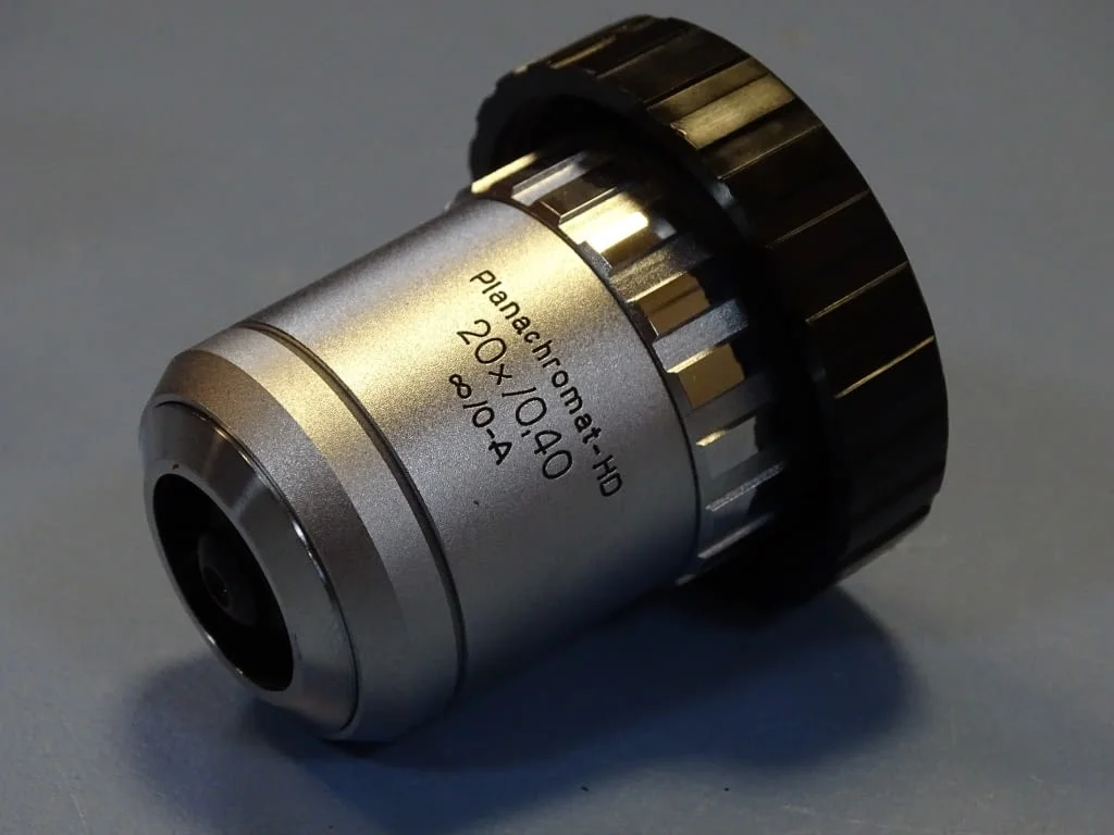 Обектив за микроскоп Carl Zeiss Jena Planachromat-HD 20x/0.40 microscope obiective — снимка 5