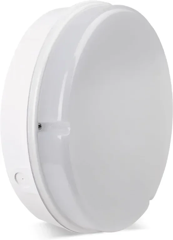 Кръгла LED лампа Bright Source за стена и таван, бяла, превключваща мощност 9W 14W 18W, IP65