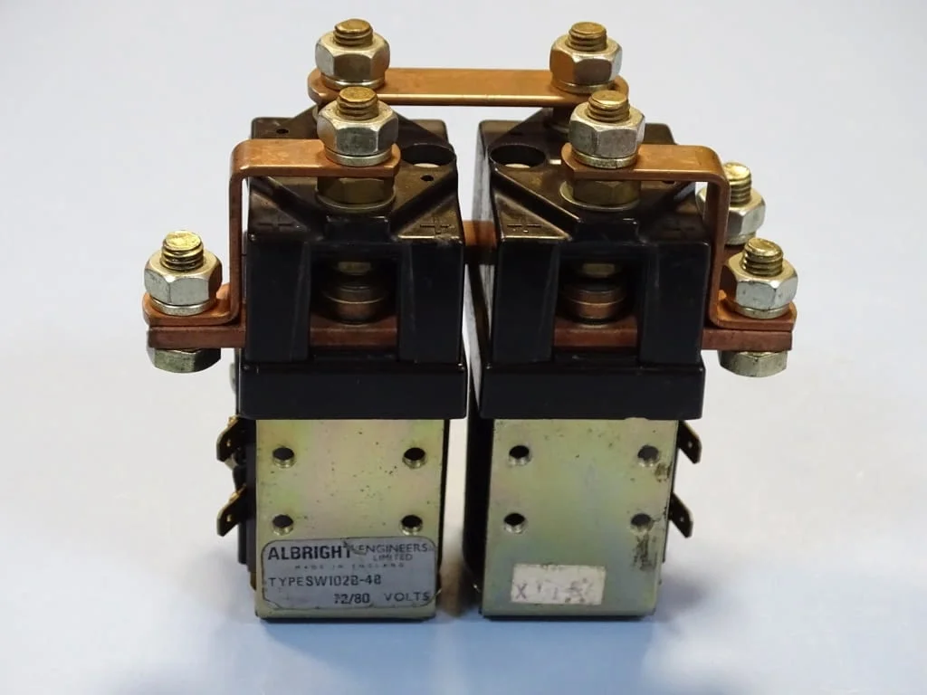 Контактор правотоков ALBRIGHT type SW102B-48 contactor 80 valts — снимка 3