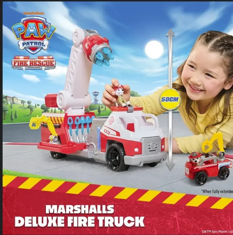 Пожарна кола Paw Patrol с Маршал, светлини и звуци — снимка 2