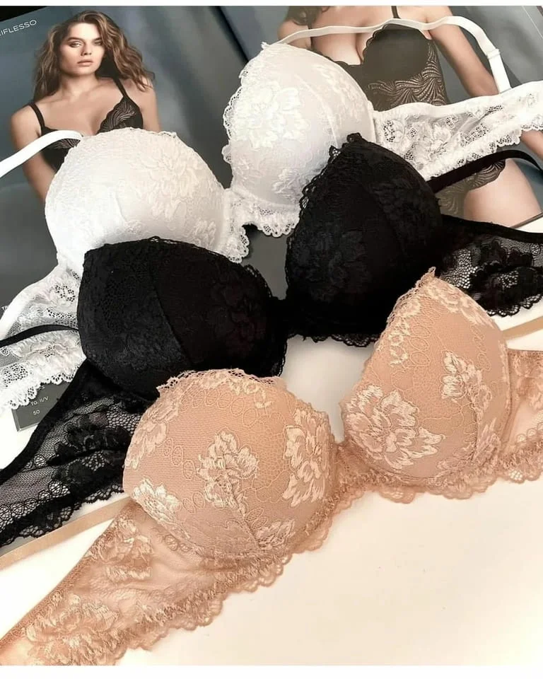 Lormar 70B, 75B, 80B, 85B, 70C, 75C, 80C сутиен с вградени гел подплънки Лормар сутиени с гел — снимка 7